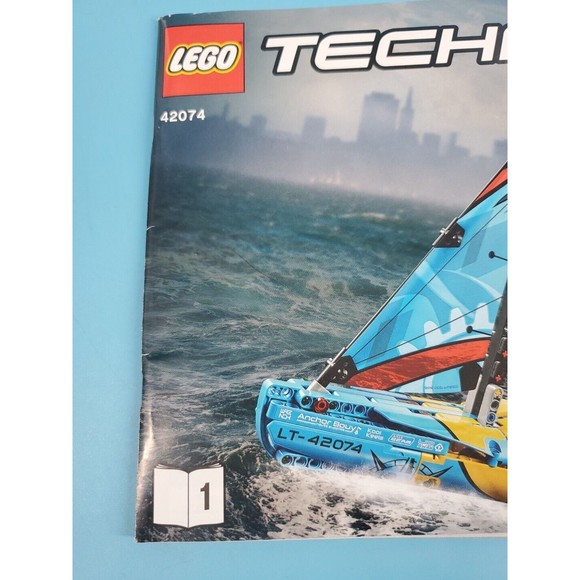 Lego Technic Racing Yacht 42074 Book 1 Instruction Booklet Manual Only - Picture 2 of 4